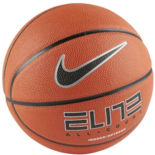 Nike Elite All Court 8P 2.0 Deflated Ball N1004088-855, Unisex basketballs, orange, 5 EU