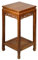 Oriental Galerie Nachttisch Nachtkommode Nachtschrank Blumenhocker Beistelltisch Holz Hocker Barock Modell Raya Braun 80 cm