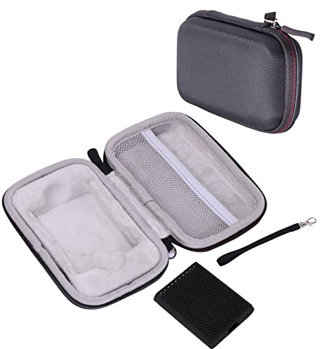 Palumma Hard Travel Case for Samsung T5 SSD Storage Bag, Portable External Hard Drive Carrying Case for Samsung T5 Case with Silicone Case