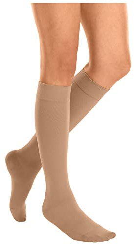 mediven cotton CCL1 AD kurz Kniestrumpf (as3, alpha, x_s, regular, regular, Caramel)
