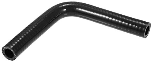 A ABSOPRO Universal 16mm 0,63 ID 90 Grados Manguera de Silicona Tubo Acoplador para Intercooler Turbo Coche Negro