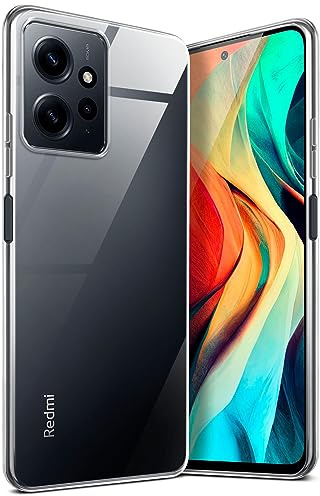 moex für Redmi Note 12 (4G) Hülle Durchsichtig, Silikon Handyhülle Transparent, Clear Case Ultra Slim, Backcover Schutzhülle Dünn, Silikonhülle Minimalistisch, Aero Case, Klar