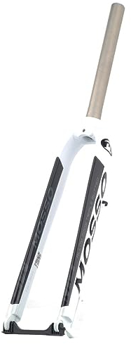 Mountain Bike Forcelle Rigide 26/27,5/29 Pollici MTB Forcelle Anteriore Freno A Disco Lega di Alluminio 1-1/8 Tubo Dritto QR 9mm Forcelle Bicicletta 812g (Color : Gray, Size : 26)