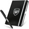 Arsenal F.C. Stationery Set with Lined Notebook & Ballpoint Pen, Stationery Supplies Work Office Gifts for Men