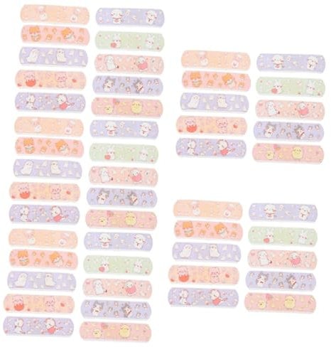 GLEAVI 5 Boxes Cartoon Kinesiology Tapes Dressing Pads Cartoon Stickers for Repair Wounds Sticker Cute Bandages Big Kids Stickers Medical Glue Baby Adhesive Bulk