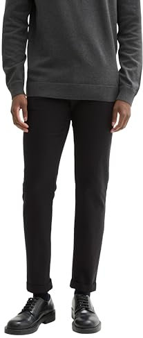 TOM TAILOR Herren Slim Fit Stretch Chino Hose mit Gürtel