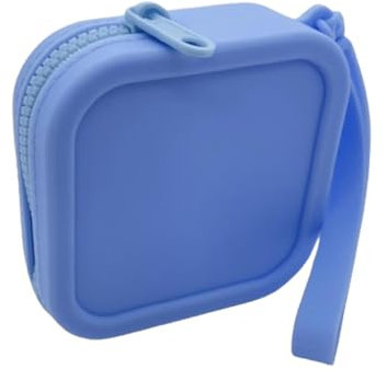 Kuxiptin Petit Porte-Monnaie en Silicone, Porte-Monnaie en Silicone pour Femme,Petit Porte-Monnaie - Porte-Monnaie carré, Porte-Monnaie cosmétique pour Hommes et Femmes, Porte-Monnaie de Voyage