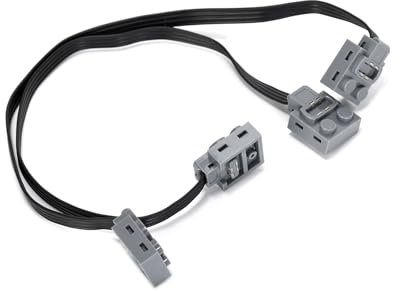 Ruimou Verlängerungskabel, 250 mm, kompatibel mit Lego 8870 Lichtschalter, 8869, technische Leistungsfunktionen, Verlängerungsdraht für Bausteine, Spielzeug, 2 Stück
