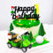 Roaring Good Time Golf Kuchen Dekoration Grün Kuchen Dekoration Golf Themen Figur Golf Partyzubehör Golf Party Favors Golf Geburtstags Dekoration