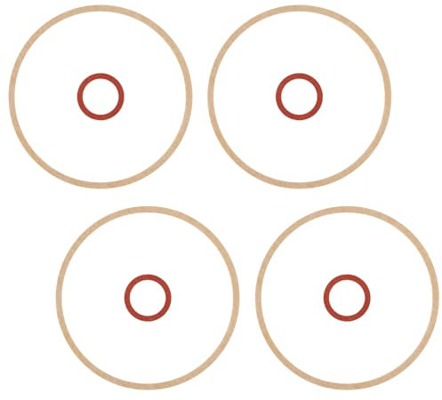 4Pcs Carburetor Float Bowl Gasket Kit, Carburetor Bowl Gasket Lawnmower Parts Carburetor Accessories for Honda G150, G200, G300, G400, GC190, GCV135, GCV160, GCV190, GSV190, GV150, GV200, GV400