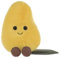 Apricot Lamb Frischer Mango Plüschtiere für Kinder, weiche niedliche Kuscheltier für Baby Mädchen und Jungen, Flauschige Mango Obst Gelb 14 cm