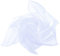 Damen Schals Bandana Halstuch Kopftuch Geschenk Jongliertücher Tanz Tücher Chiffontücher für Halloween Karneval Kostüm Party Zubehör 60 * 60 cm (weiß)