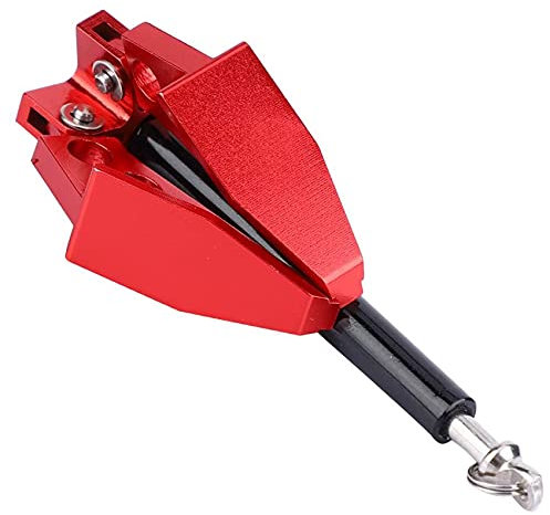 Sessleger - de cabrestante para coche con mando a distancia, universal, resistente de metal, de cabrestante plegable, para orugas de coche con mando a distancia 1/10, TRX4 SCX10 D90 CC01