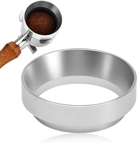 51mm Espresso Dosing Funnel - Magnetic Aluminium Coffee Powder Dosing Rings Replacement Ring, Metal Portafilter Funnel Coffee Machine Accessories Necessary Tool for Barista, Hand-Made Coffee, Home