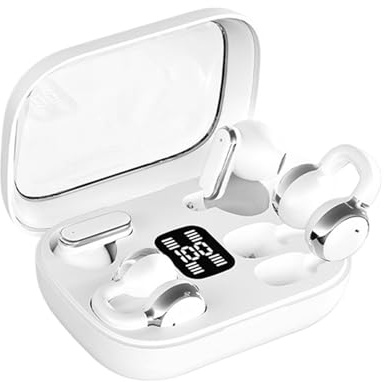 Generico Auriculares Inalámbricos, Auriculares Inalámbricos 2 En 1 Con Clip | Electrónicos Impermeables para Deportes y Actividades al Aire , Cómodos para Hombre y Mujer