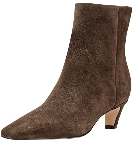 Marc Fisher LTD Women's Danai Ankle Boot, Dark Brown Suede 201, 5 UK
