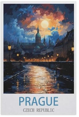 Prag, Tschechien，Puzzles für Erwachsene 1000 Teile, Klassische Puzzle Puzzle Schwierig für Erwachsene Teenager Freizeit Spaß Spiel Spielzeug （38x26cm）-AJ3