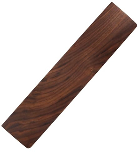 ASAKKURA Walnuss Holz Handgelenkauflage für Mechanische Tastaturen Rutschfeste Tastatur Handballenauflage Ergonomische Handgelenkstütze für Büro und Gaming (30 Cm)