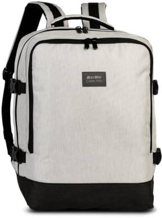 BestWay Reiserucksack Cabin Pro Small Unisex Handgepäck Rucksack Ryanair Eurowings 40x30x20 cm mit Laptopfach 15 Zoll, Organizer, under seat, – ideal für Flugreisen & Wochenendtrip