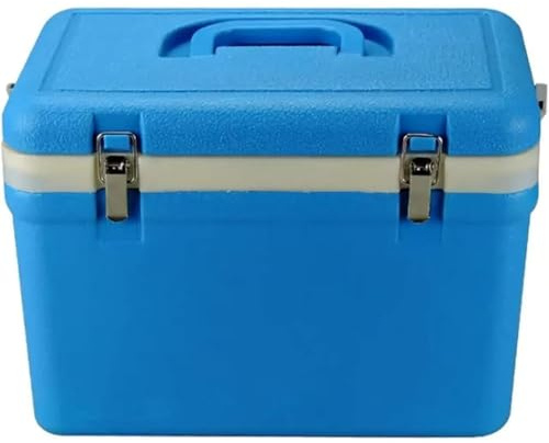 12L Portable Vaccine Cooler Bag with Shoulder Strap & 4 Ice Packs | Insulated Leakproof Medical Transport Fridge for Biospecimens & Temperature-Sensitive Storage