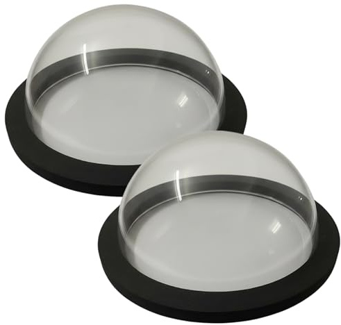 Lawnrden Floating Plant Corral, 2 Pack Aquarium Floating Plant Barrier, Transparent Corral for Ponds & Fish Tanks, 6 Inch Fish Feeding Ring for Water Lettuce & Duckweed