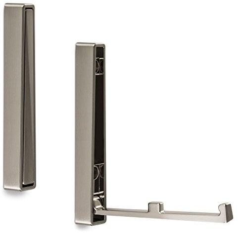 SOTECH Aufbau Klapphaken BARI Edelstahloptik 120 x 16 x 15 mm Kleiderhaken klappbar Garderobenhaken zum aufschrauben