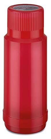 ROTPUNKT Isolierflasche 40 MAX I für heiße u. kalte Getränke I langanhaltender Geschmack - Glaseinsatz I 24 Std heiß 36 Std kalt I BPA frei (glossy bubblegum, 1,0 l)