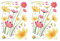 Toddmomy 2 STK Wandaufkleber Wandtattoo Kinderzimmer Wohnkultur Libellen Wandtattoo Dekorative Abziehbilder Für Zuhause Vinyl-wandkunst Kindergarten Eingangsaufkleber Blumen PVC Ländlich