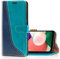Mulbess Coque pour Samsung Galaxy A22 5G, Etui a Rabat, Housse en Cuir, Pochette de Protection Portefeuille, Élégant Bleu Mint