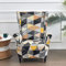 WYJHNLBEDC 2 Stück Ohrensessel überzug Stretch, Elastischer Sesselschoner für Ohrensessel/loungesessel Outdoor/Sessel Wohnzimmer/Sofa 1 Sitzer