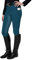 FitsT4 Sports Damen Reitleggings Silikon Vollbesatz Reithose mit Handytasche und Gürtelschlaufen,Navy Blau,Gr.XL