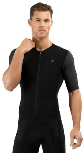 SIROKO - Radtrikot SRX Ultra Race - M - Schwarz/Grau meliert