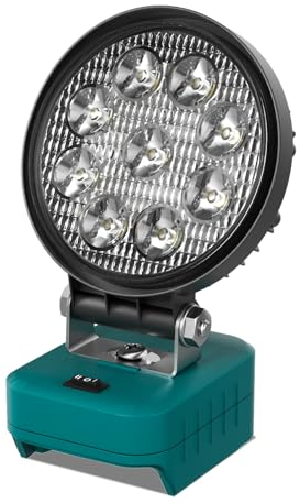 Kabelloses für 18V Akku Strahler Arbeitsleuchte (Akku Nicht im Lieferumfang enthalten).LED-Arbeitsleuchte, Breitstrahl-Flutlicht mit verbessertem Niederspannungsschutz