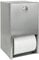 Stardrix 2 Roll Stainless Steel Commercial Toilet Paper Dispenser, Heavy Duty Wall Mount Tissue Holder with Lock for Restroom/Bathroom