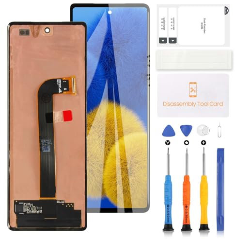 Original AMOLED pour Samsung Galaxy Z Fold 2 LCD Screen Replacement for Z Fold 2 SM-F916B SM-F916U SM-F916U1 SM-F916W SM-F916J LCD Display Touch Screen Outer Small Front Display Digitizer Assembly 6.2