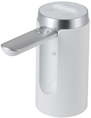 Distributeur Bouteilles d'eau Pliable électrique, 2 Modes Pompe à Eau Universel Affichage LED, Robinet Bouteilles avec Sortie d'eau à 3 Niveaux de 300/600/900 ML, pour Maison Camping Entreprise