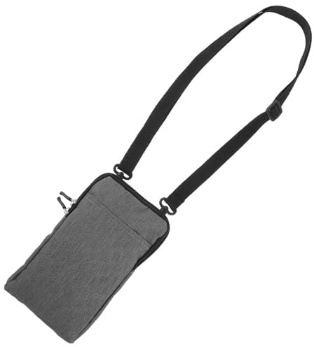 OKUMEYR Handytasche Zum Umhängen Für Damen Kleine Umhängetasche Mit Kartenfächern Graue Smartphone Tasche Für Geräte Bis Praktische Crossbody Handytasche Für Unterwegs