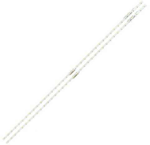 MAKAZHZZRM Tira de LED (2) Compatible Fit For Samsung UE49RU7300 UE49NU7105 UE49NU7105K UE49NU7670U UE49NU7020 UE49NU7400 BN96-45953A LM41-00630A LM41-00557A
