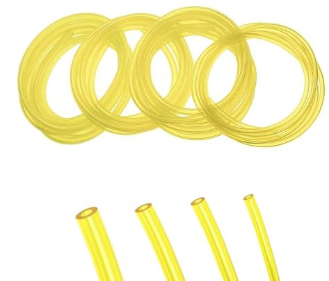 Flewdart 4pcs benzina tubo tosaerba 1M (Φ 3 x 6, 3 x 5, 2,5 x 5, 2 x 3,5 mm), tubo carburante per decespugliatore tosaerba soffiatore Trimmer motosega