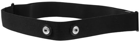 TIKODIDA Herzfrequenz Brustgurt Verstellbar aus Weichem Nylon mit Elastischem Gummiband für Sport und Fitness