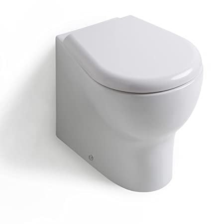 Kiamami Valentina Inodoro de cerámica con Borde Soave