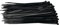 100 Pack of Cable Ties - 250mm x 4.8mm - 10 Premium Tie Wraps - Nylon Zip Ties (100, Black)