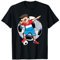 Lustiger Dabbing Jungen Luxemburg Fußball Mannschaft Flagge T-Shirt