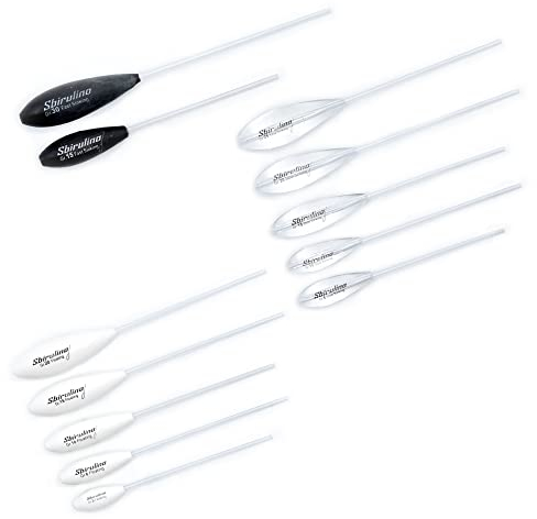 Sbirulino® Kit super Set 12 PZ sbirolino Set forellen Angeln schwimmend halbsinkend sinked. Forellenpose. Forellenköder Ideal für Forellenteig und Spoon.