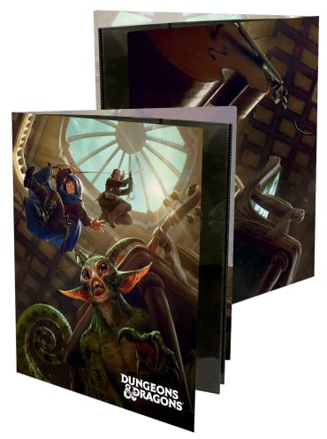 Ultra PRO - Dungeons & Dragons Character Folio – Schlüssel aus dem goldenen Gewölbe – Organisieren und speichern Sie Ihre Notizen, Zeichenblätter und Zauberkarten Enthält zwei Seiten mit 9 Fächern für