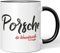 JUNIWORDS Tasse, Porsche, die Wundervolle, Schwarz (5284148)