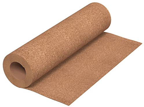 vidaXL Korkrolle Trittschalldämmung Rollenkork Korkplatten Rollkork Korkdämmung Kork Dämmunterlage Wandplatte Wandkork 100x500cm 5mm