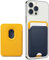 Caseology Nano Pop Magsafe Wallet [Kraftvolle Doppelstruktur] Rutschfester Silikon und magnetischer Kartenhalter für iPhone 15 14 13 12 11 - Blueberry Navy