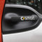 LICOME 4 Stück Auto Aufkleber für Smart Fortwo 450 451 453, Badge Emblem Aufkleber, Logo Abziehbilder Emblem Abzeichen Autoaufkleber Schriftzug Karosserie Emblem Zeichen Zubehör