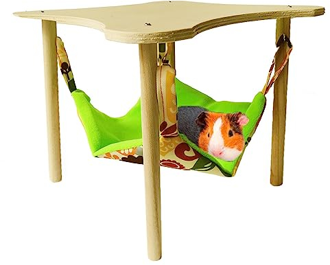 Whemyreat Meerschweinchen Hängematte,Warmes Plüsch Hängeschaukelbett,Doppelseitiges,Sicheres Hängehängebett Für Chinchilla Ratten,Hamster,Hasen,Frettchen,Die Sich Verstecken,11 x 11 x 9.5